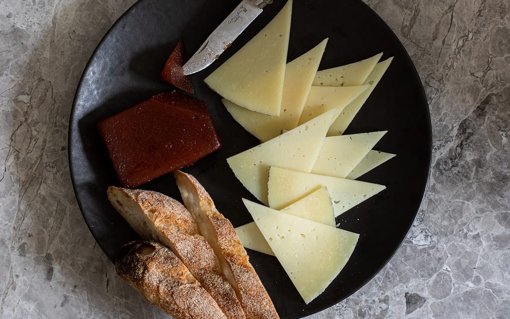 How to wrap Manchego and other semihard to hard cheese wedges