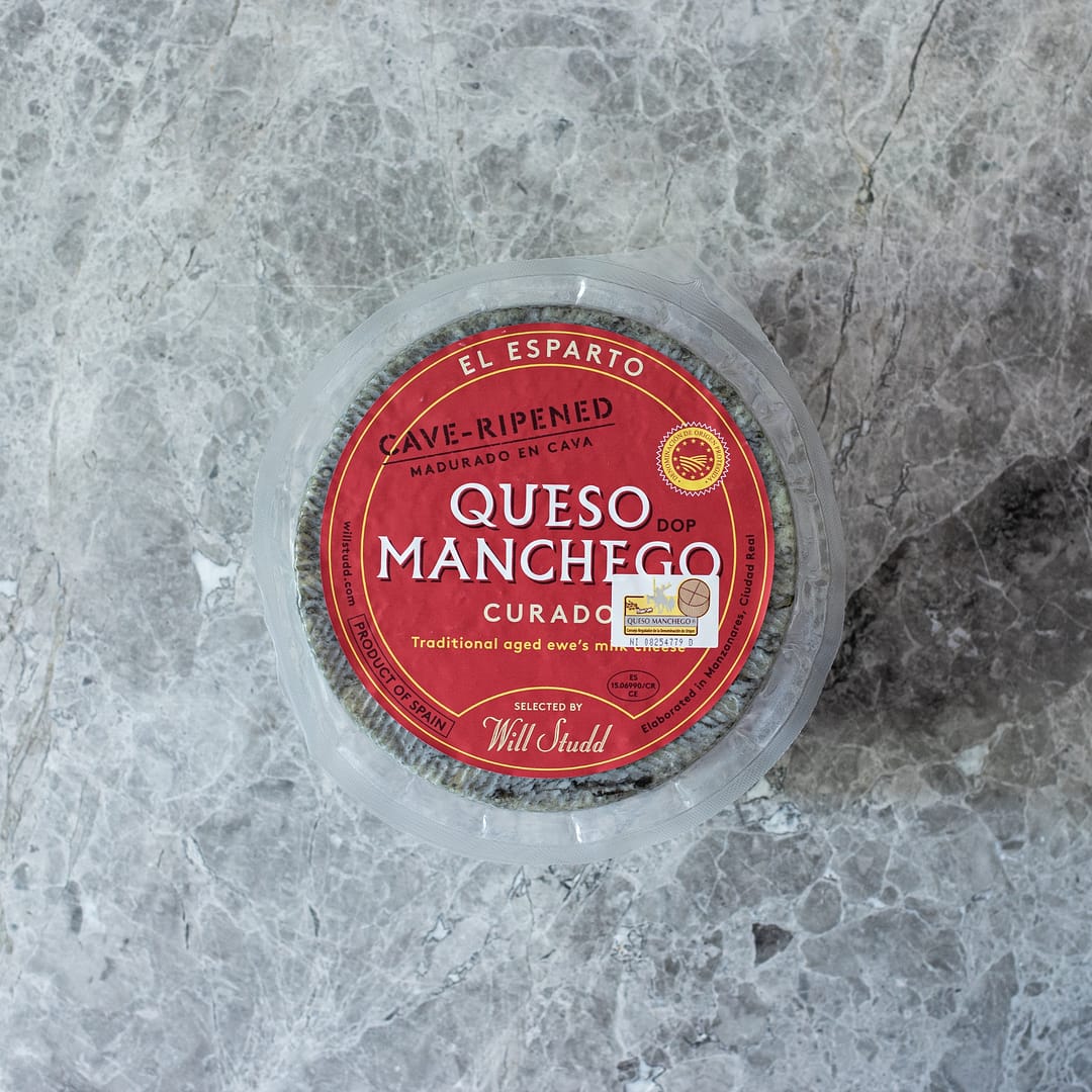 El Esparto Cave Aged Manchego Grey Tile Packaging