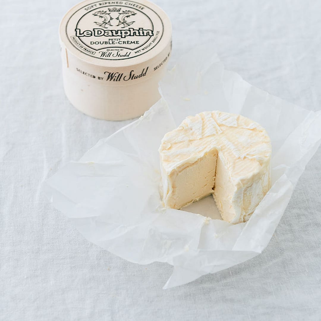 Le Dauphin Double Cream Cheese Wooden Box Will Studd