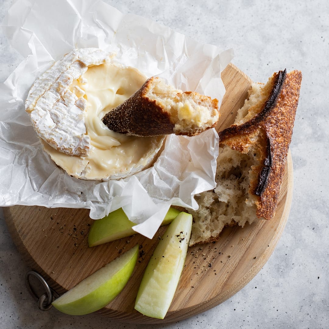 French Camembert Will Studd Le Conquerant With Apple