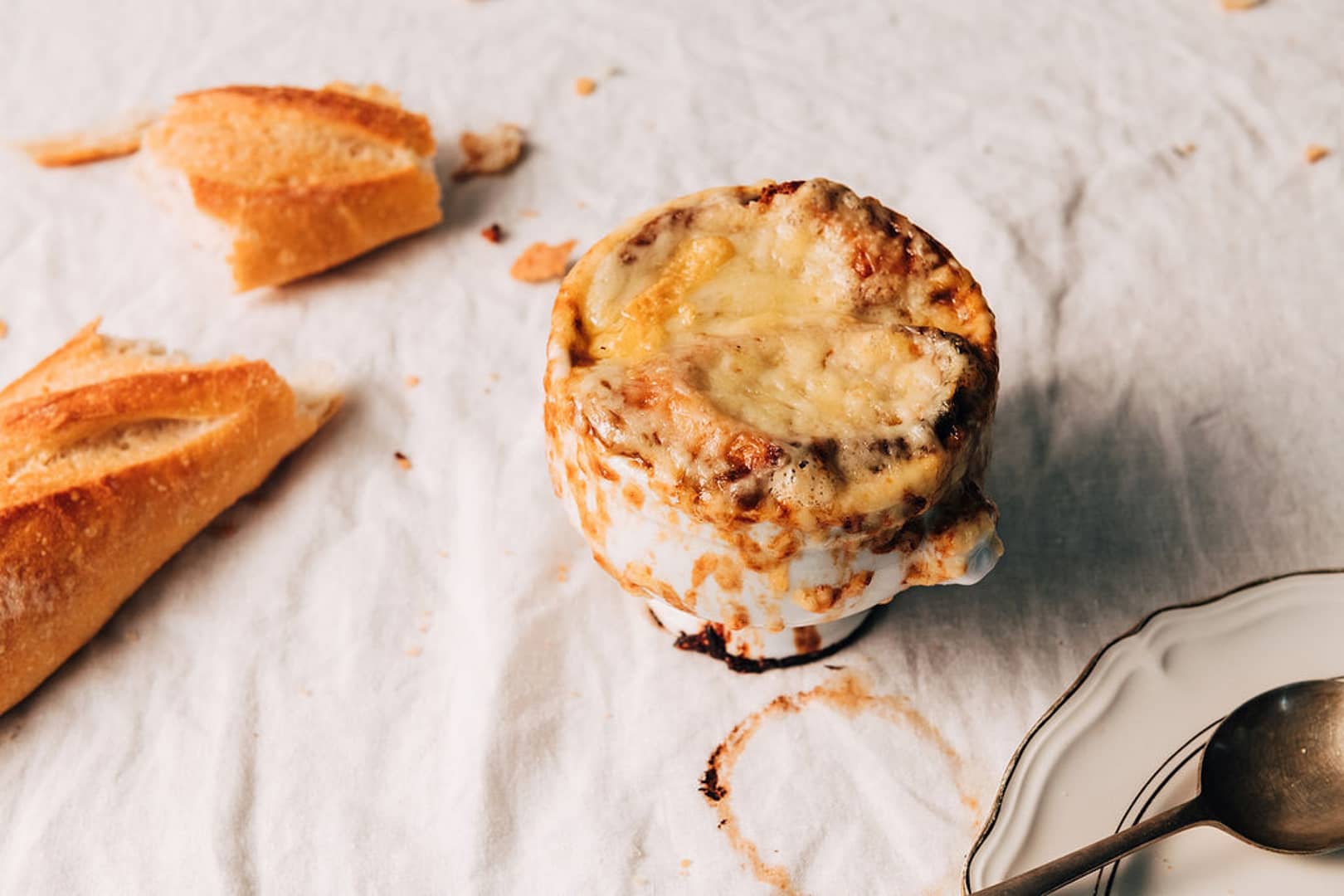  French Onion Soup Comte Croutons Bowl