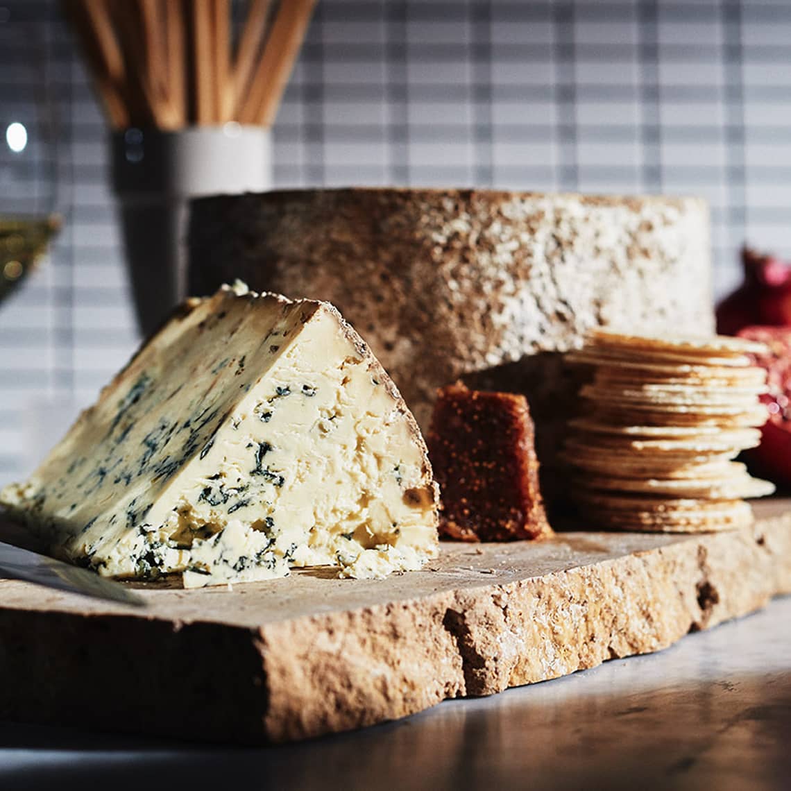 hand ladled organic stilton selected by Will Studd