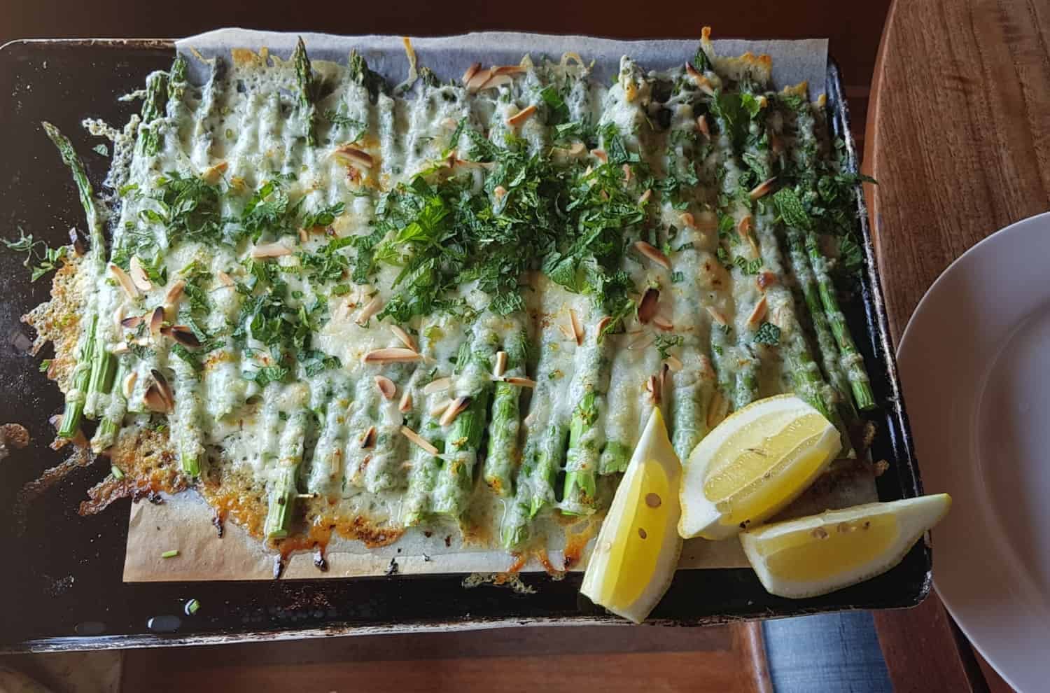  Greek Kefalotyri Saganaki and Asparagus Recipe